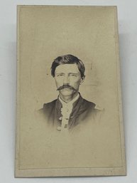 Original CDV Photo Image Lieutenant Company E 12th KVC Kansas Cavalry Civil War Soldier