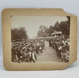 Original GAR Grand Army Of The Republic Cabinet Photo Image Baxter Springs Kansas Cavalry Civil War Soldier