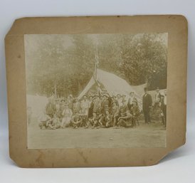 Original GAR Grand Army Of The Republic Cabinet Photo Image Baxter Springs Kansas Cavalry Civil War Soldier