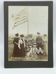 Original GAR Unknown Soldier WRC Monument Junction City Kansas Cabinet Photo Image