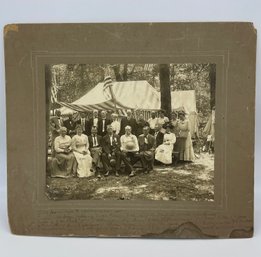 Original GAR Grand Army Of The Republic Cabinet Photo Image Baxter Springs Kansas Cavalry Civil War Soldier