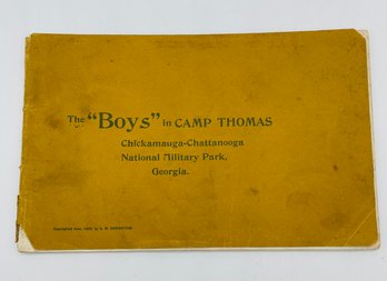 The Boys Camp Thomas Chickamauga Chattanooga National Military Park Georgia Sheridan Brooke Plate Book 1898