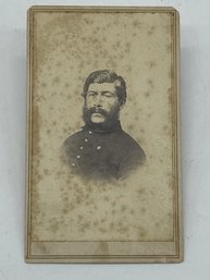 Civil Spanish American War CDV Photo Image Frank 7th Corps Kansas Soldier Infantry Cavalry Uniform