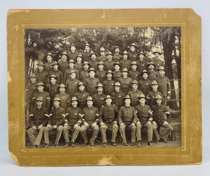 Large Cabinet Photo Image Company K 20th Kansas Volunteers Infantry Soldiers Fred Black