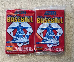1988 Score Baseball 2 Pack Lot
