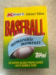 1988 Topps Kmart Baseball Set 33 Cards