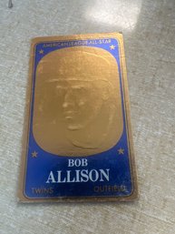 Bob Allison 1965 Topps Baseball Embossed