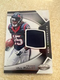 Will Fuller 2016 Certified Football Relic Card