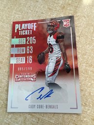 Cody Core 2016 Contenders Football Autograph 085/199 Bengals