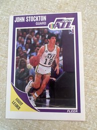 John Stockton 1989-90 Fleer Basketball