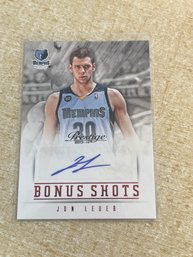Jon Leuer Autograph 2013-14 Prestige Basketball