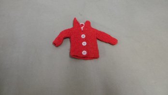 Red Button Sweater