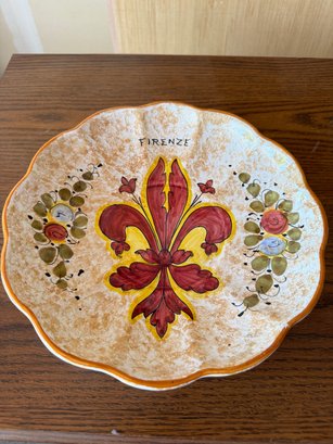 Decorative Plate From Italy