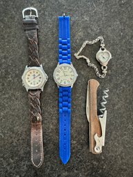 Vintage And Very Vintage Watches And Bottle Opener