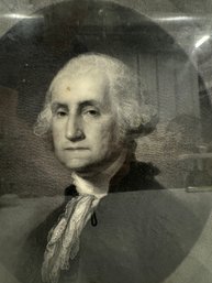 Vintage Wall Mounted Picture Of George Washington