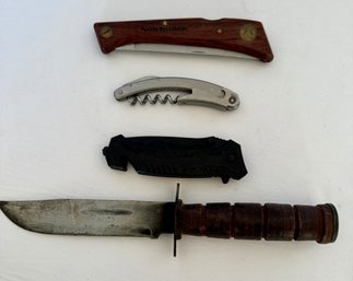 Knife Collection W/ Bottle Opener