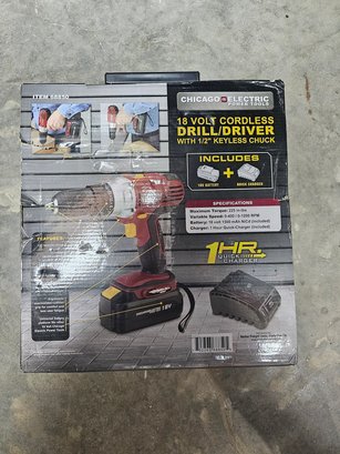 Chicago Electric Cordless Drill