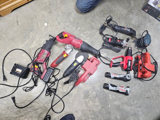 Misc Lot Of Power Tools Seen Here