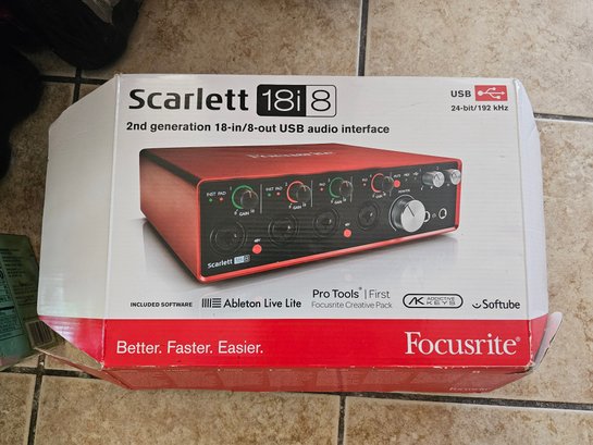 Scarlett Focusrite Audio Interface