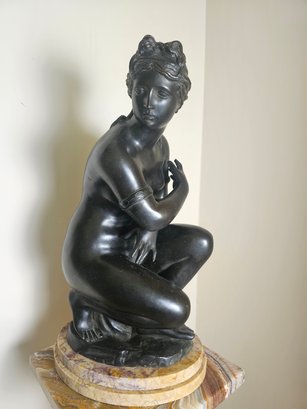Bronze Kneeling Figure Of Venus