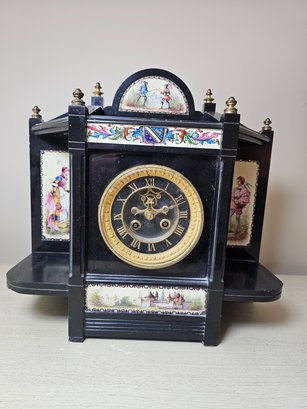 Painted Onyx Clock