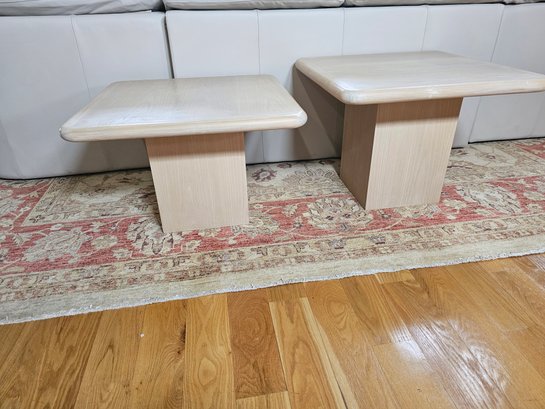 Pair Of 80's Style Coffee Tables
