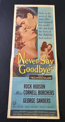 Never Say Goodbye Vintage Movie Poster