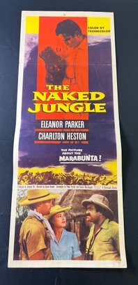 The Naked Jungle Vintage Movie Poster