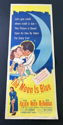 The Moon Is Blue Vintage Movie Poster