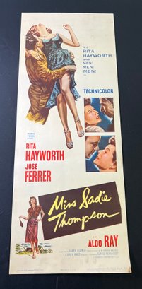 Miss Sadie Thomson Vintage Movie Poster