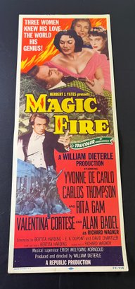 Magic Fire Vintage Movie Poster
