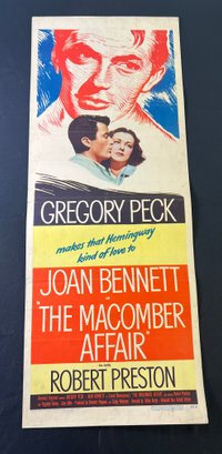 The Macomber Affair Vintage Movie Poster