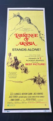 Lawrence Of Arabia Vintage Movie Poster