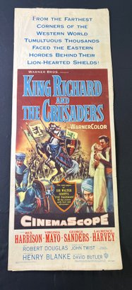 King Richard And The Crusaders Vintage Movie Poster