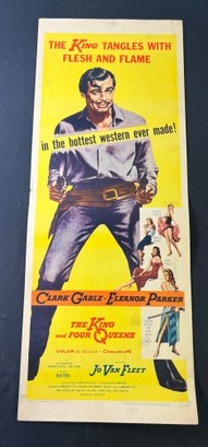 The King And Four Queens Vintage Movie Poster
