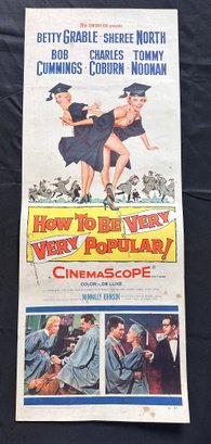 How To Be Very Very Popular Vintage Movie Poster