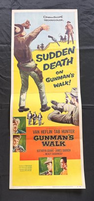 Gunman's Walk Vintage Movie Poster