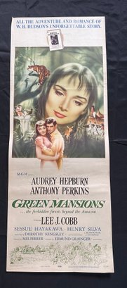 Green Mansions Vintage Movie Poster