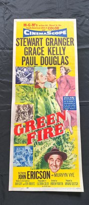Green Fire Vintage Movie Poster