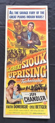 The Great Sioux Uprising Vintage Movie Poster