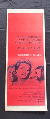 Goodbye Again Vintage Movie Poster