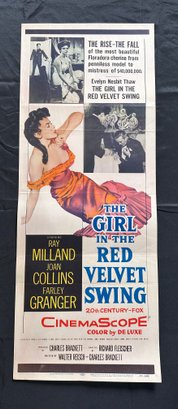 The Girl In The Red Velvet Swing Vintage Movie Poster