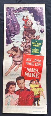 Mrs Mike Vintage Movie Poster