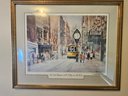 Signed Print  - With Fond Memories Of The Trolly And Clock Signed Spencer Crooks