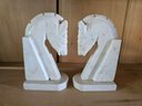 Stone Horse Bookends