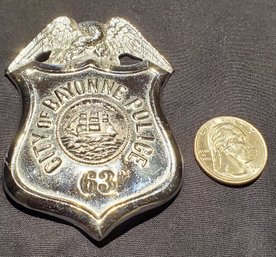 Badge Of The City Of Bayonne Police