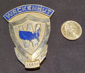 Badge Of Wackenhut Security