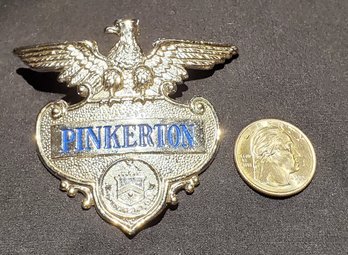 Badge Of Pinkerton Police