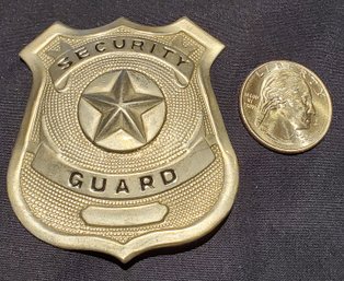 Security Guard Badge