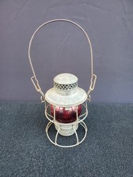 Adlake ACL Railroad Lantern Red Glass